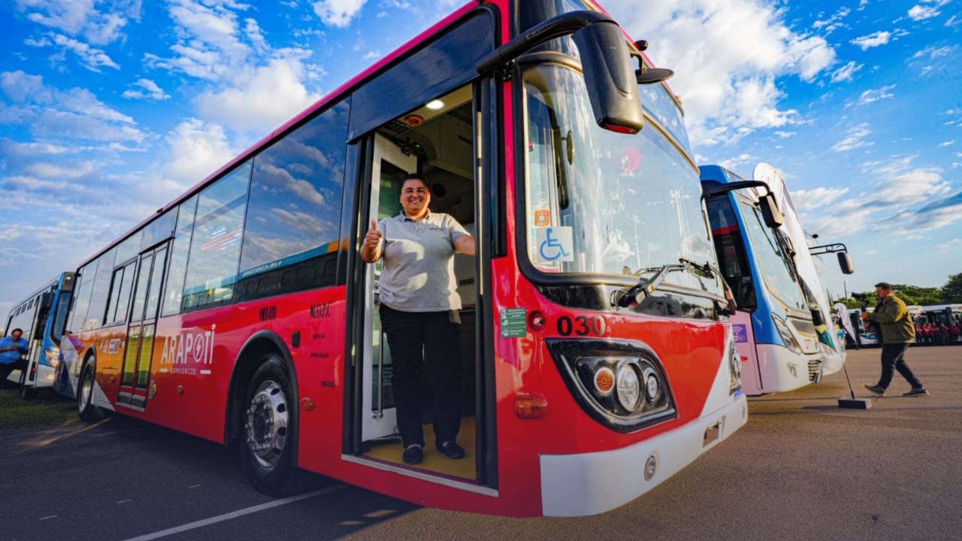 El sistema de transporte suma 70 buses eléctricos para el Área Metropolitana de Asunción